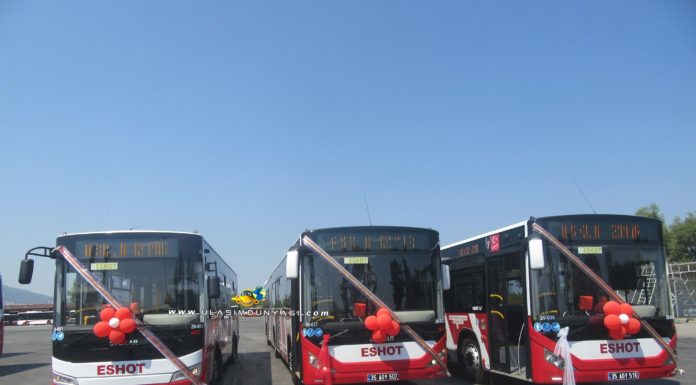 ESHOT’un 52 yeni otobüsü teslimatla göreve başladı