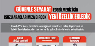 Anadolu Isuzu Araçlarında Aldığı Önlemlerle Yolcu ve Sürücüleri COVID-19 Virüsüne Karşı Koruyor