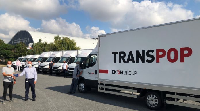 IVECO’dan Transpop Lojistik’e 12 adet Daily Teslimatı