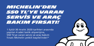 Michelin, 550 TL’ye Varan Servis Kampanyası Sunuyor!