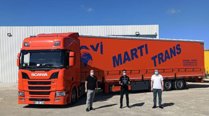 Mavi Martı Trans “Scania” Dedi