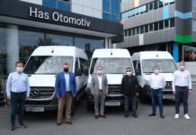 Mercedes-Benz Otomotiv Hafif Ticari Araçlar, Ofses Turizm’e 18 adet Sprinter teslim etti