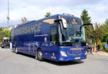 Fenerbahçe’nin Mercedes-Benz Takım Otobüsü yeni tasarımıyla 2020/2021 sezonuna hazır