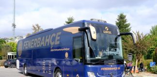 Fenerbahçe’nin Mercedes-Benz Takım Otobüsü yeni tasarımıyla 2020/2021 sezonuna hazır