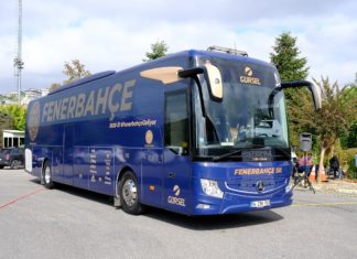 Fenerbahçe’nin Mercedes-Benz Takım Otobüsü yeni tasarımıyla 2020/2021 sezonuna hazır