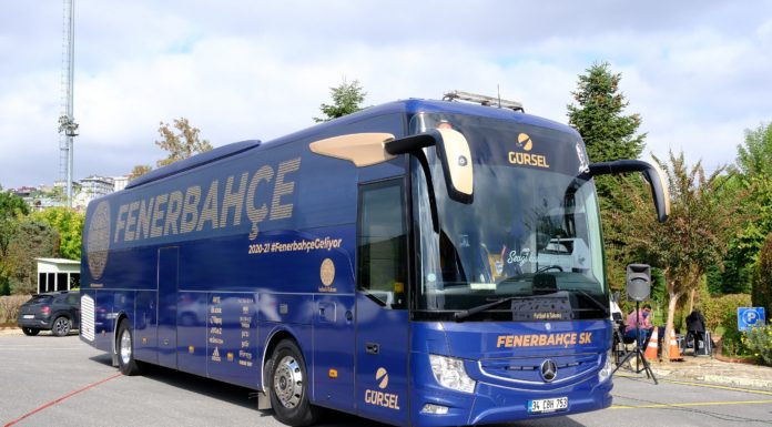 Fenerbahçe’nin Mercedes-Benz Takım Otobüsü yeni tasarımıyla 2020/2021 sezonuna hazır