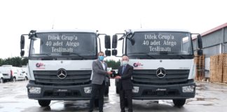 Dilek Grup’a 40 adet Mercedes-Benz Atego teslim edildi