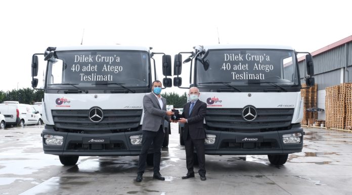 Dilek Grup’a 40 adet Mercedes-Benz Atego teslim edildi