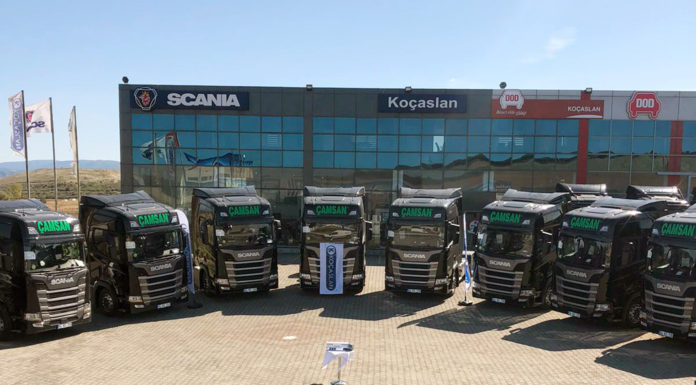 Çamsan Scania ile devam ediyor