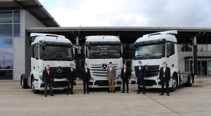 Akkoç Lojistik filosuna 60 yeni Mercedes-Benz Actros daha kattı