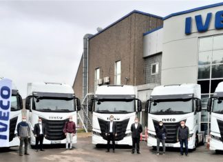 IVECO’dan Mavi Trans’a 5 adet S-WAY çekici teslimatı