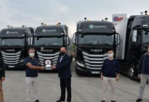 IVECO yetkili satıcısı Üstün İş 10 adet S-WAY çekiciyi Antakya’da teslim etti.