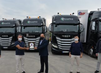 IVECO yetkili satıcısı Üstün İş 10 adet S-WAY çekiciyi Antakya’da teslim etti.