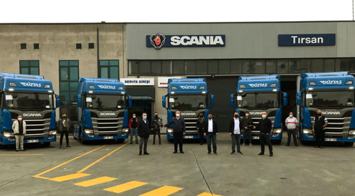 Düztaş Lojistik Özel Üretim Scania Araçlarını Teslim Aldı