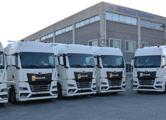 Erhanlar Grup, tamamı MAN araçlardan oluşan filosunu, 100 adet yeni çekici ile güçlendirdi…