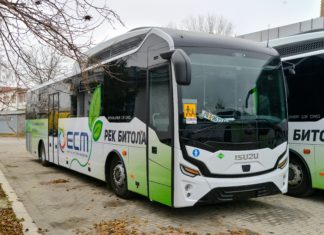 Anadolu Isuzu’nun çevre dostu aracı Kendo Kuzey Makedonya yollarında