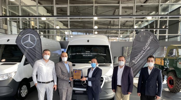 84 adet yeni Mercedes-Benz Sprinter Panelvan sahiplerine teslim edildi