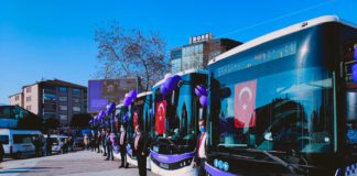 Anadolu Isuzu’nun COVID-19 virüsüne karşı geliştirdiği güvenli otobüsleri Safranbolu yollarında