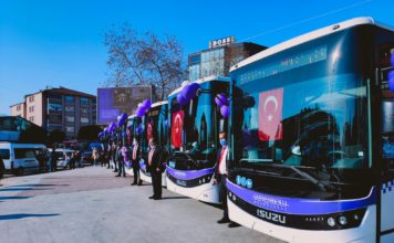 Anadolu Isuzu’nun COVID-19 virüsüne karşı geliştirdiği güvenli otobüsleri Safranbolu yollarında