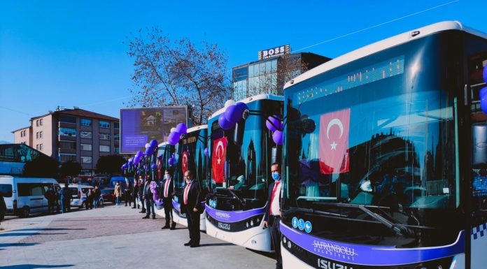 Anadolu Isuzu’nun COVID-19 virüsüne karşı geliştirdiği güvenli otobüsleri Safranbolu yollarında