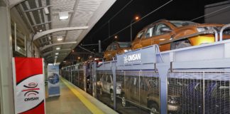 OMSAN Lojistik, Marmaray ile deniz altından otomobil taşıyarak dünyada bir ilke imza attı