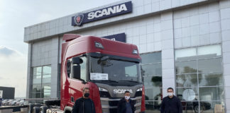 Scania’dan Kırkayak Teslimatı
