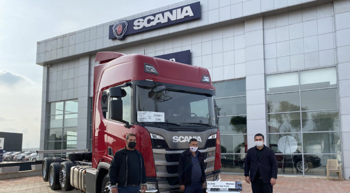 Scania’dan Kırkayak Teslimatı