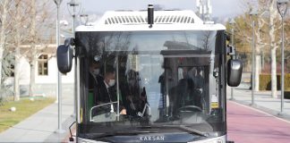 Avrupa ve Amerika’nın İlk Seri Üretim Sürücüsüz Otobüsü Karsan Otonom Atak Electric