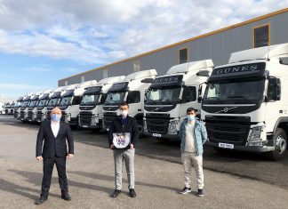 Güneş Hafriyat, filosuna 15 adet Volvo FM çekici yatırımı gerçekleştirdi