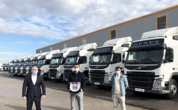 Güneş Hafriyat, filosuna 15 adet Volvo FM çekici yatırımı gerçekleştirdi