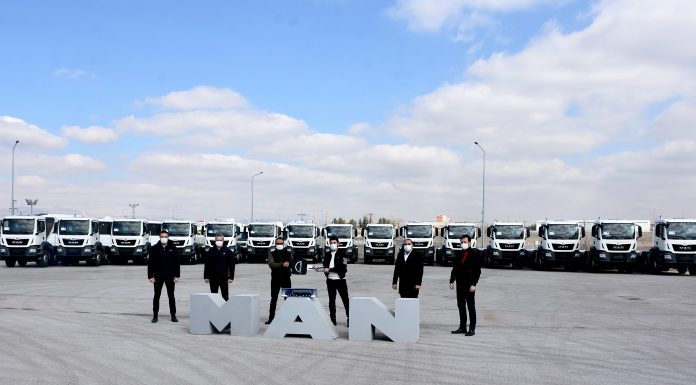 Ekpet İnşaat, yeni araç yatırımı kapsamında filosunu 20 adet MAN kamyon ile güçlendirdi