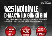 Isuzu’dan D-Max’e özel kampanya