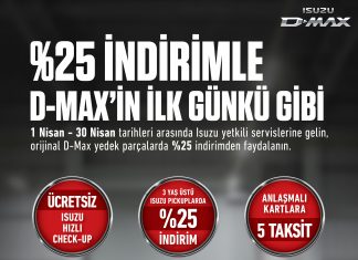 Isuzu’dan D-Max’e özel kampanya