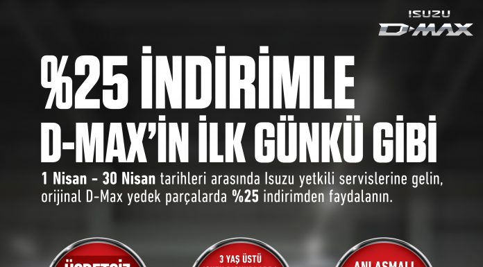 Isuzu’dan D-Max’e özel kampanya
