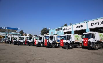 Batman Belediyesi’ne 7 adet Mercedes-Benz Actros 1832L teslimatı gerçekleştirildi