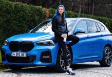 Milli Voleybolcu Meryem Boz  BMW X1’in Direksiyonuna Geçti