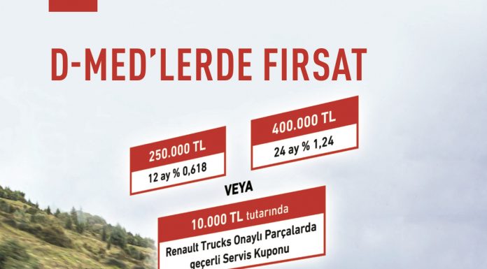 RENAULT TRUCKS D-MED’E GİDEN YOL KISALSIN DİYE KAMPANYA UZADI