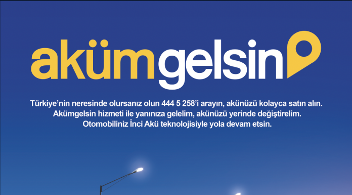 ‘Akümgelsin’ yerinde akü hizmeti,  444 5 258 (AKÜ) ile sürücülerin bir telefon uzağında