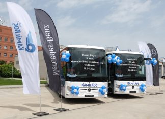 Kamil Koç, 10 adet 2021 model Mercedes-Benz Tourismo 16 2+1’i araç filosuna kattı
