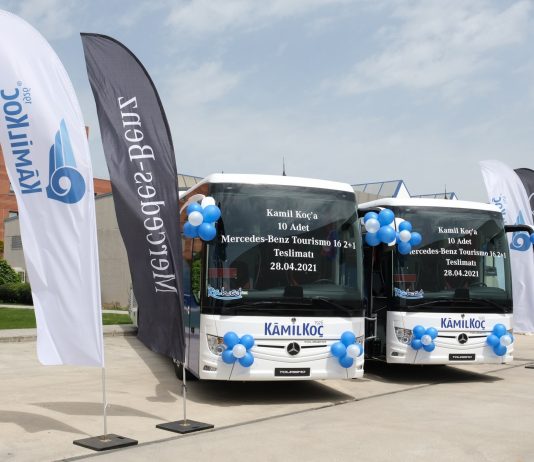 Kamil Koç, 10 adet 2021 model Mercedes-Benz Tourismo 16 2+1’i araç filosuna kattı
