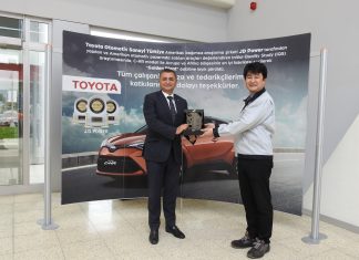 TOYOTA OTOMOTİV SANAYİ TÜRKİYE’YE PLATİN İHRACAT ÖDÜLÜ