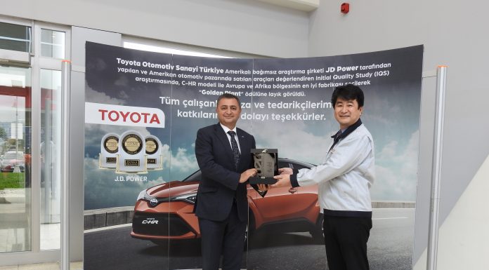 TOYOTA OTOMOTİV SANAYİ TÜRKİYE’YE PLATİN İHRACAT ÖDÜLÜ