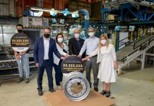 Maxion Jantaş,  33.333.333’üncü jantın üretimini kutladı