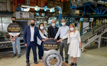 Maxion Jantaş, 33.333.333’üncü jantın üretimini kutladı