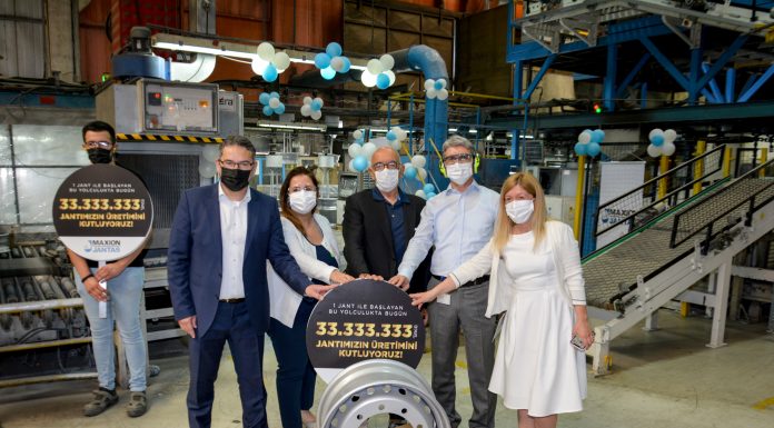 Maxion Jantaş, 33.333.333’üncü jantın üretimini kutladı