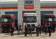 Ford Trucks’tan ARF Lojistik’e 15 adet Ödüllü F-MAX testlimatı