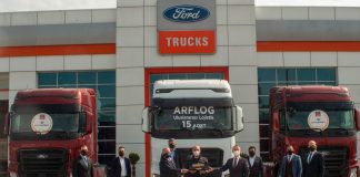 Ford Trucks’tan ARF Lojistik’e 15 adet Ödüllü F-MAX testlimatı