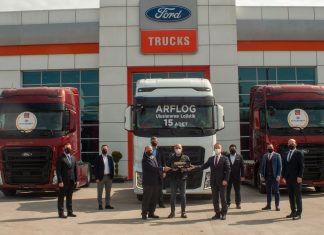 Ford Trucks’tan ARF Lojistik’e 15 adet Ödüllü F-MAX testlimatı