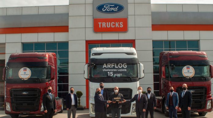 Ford Trucks’tan ARF Lojistik’e 15 adet Ödüllü F-MAX testlimatı