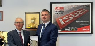 Anadolu Isuzu’ya Uludağ Otomotiv Endüstrisi İhracatçıları Birliği’nden “Altın İhracatçı” ödülü